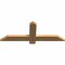 Ekena Millwork Eugene Smooth Timber Gable Bracket, Western Red Cedar, 36"W x 13"H x 1 1/2"D x 3 1/2"F, 9/12 Pitch GBW036X13X0204EUG00SWR - alternate 5